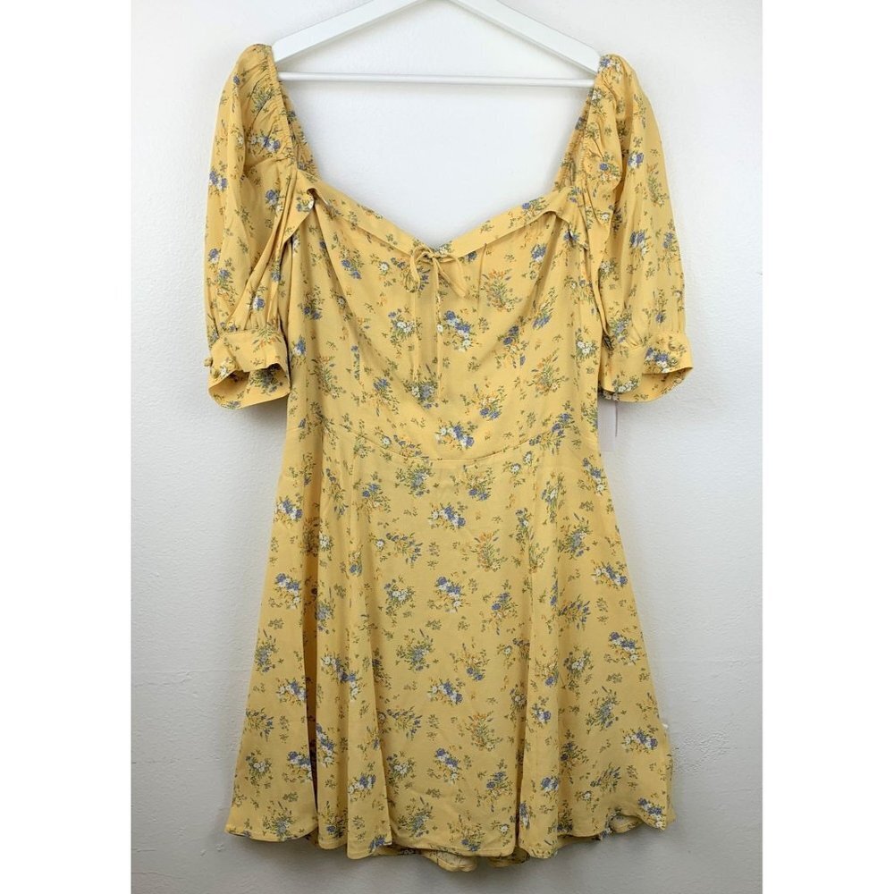 NWT Reformation Lillet Floral Mini Dress Size 12 - Picture 4 of 15